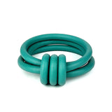 triple strand rubber bangle