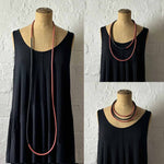Long statement necklace