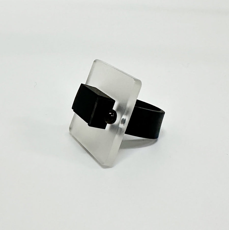 Square chunky ring
