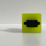 green and black chunky ring