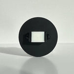 Large black circle resin chunky ring