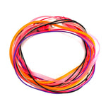 very bold rubber necklace