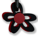Short Flower Power Necklace Abstract