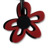 Short Flower Power Necklace Abstract