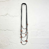 SOLAR SYSTEM NECKLACE - Steel / Rose Gold