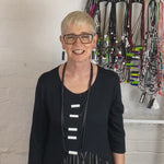 Video of Founder of Frank Ideas, Rowan Shaw showing us how to wear and style the long drop 5 strand necklace