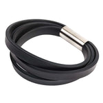 triple strip bangle on a white background