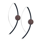 rubber-drop-earrings-brown