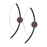 rubber-drop-earrings-brown