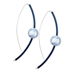 rubber-drop-earrings-silver