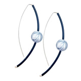 rubber-drop-earrings-silver