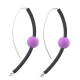 small sphere earrings