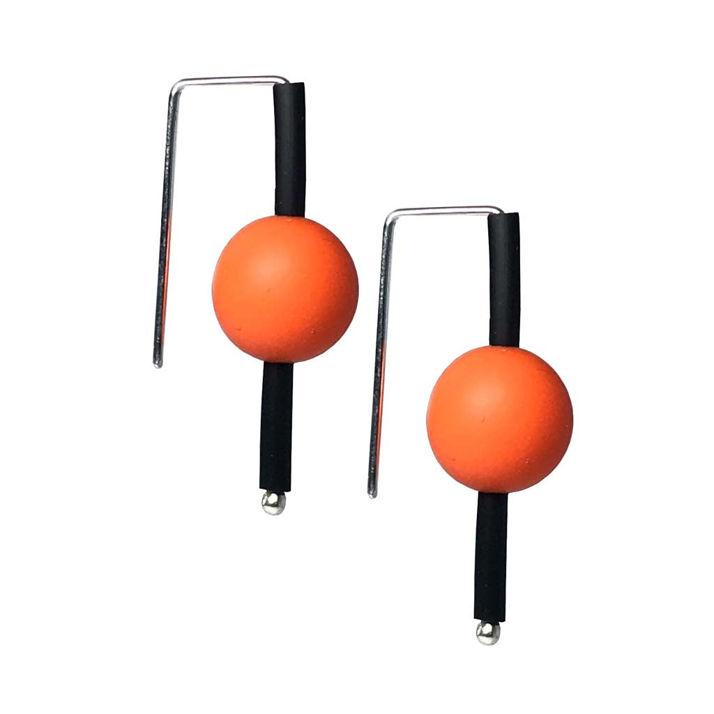 Fun Earrings in Orange