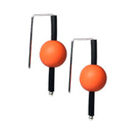 Fun Earrings in Orange