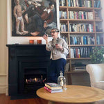 long organic felt necklace