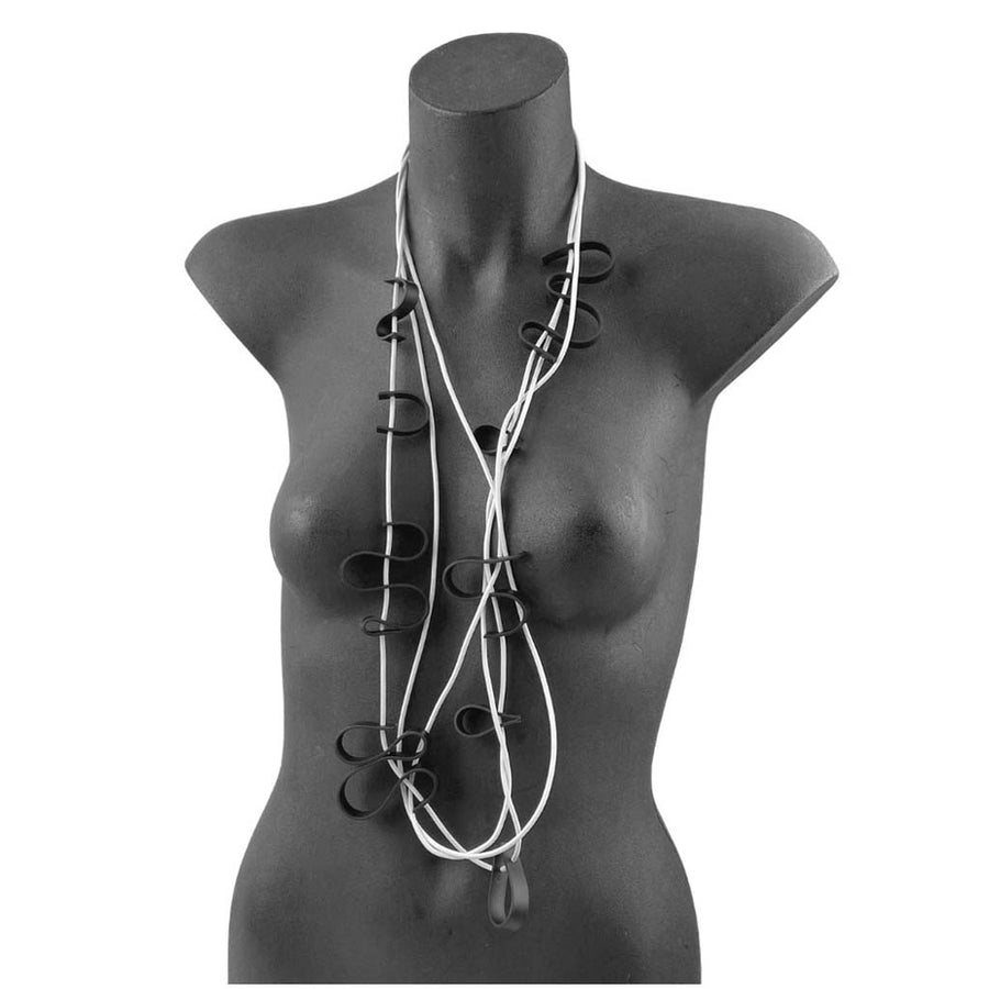 Long rubber necklace whimsy necklace discontinued