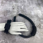 Rubber bangle and matching rubber necklace by Frank Ideas