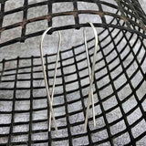 elegant sterling silver earrings