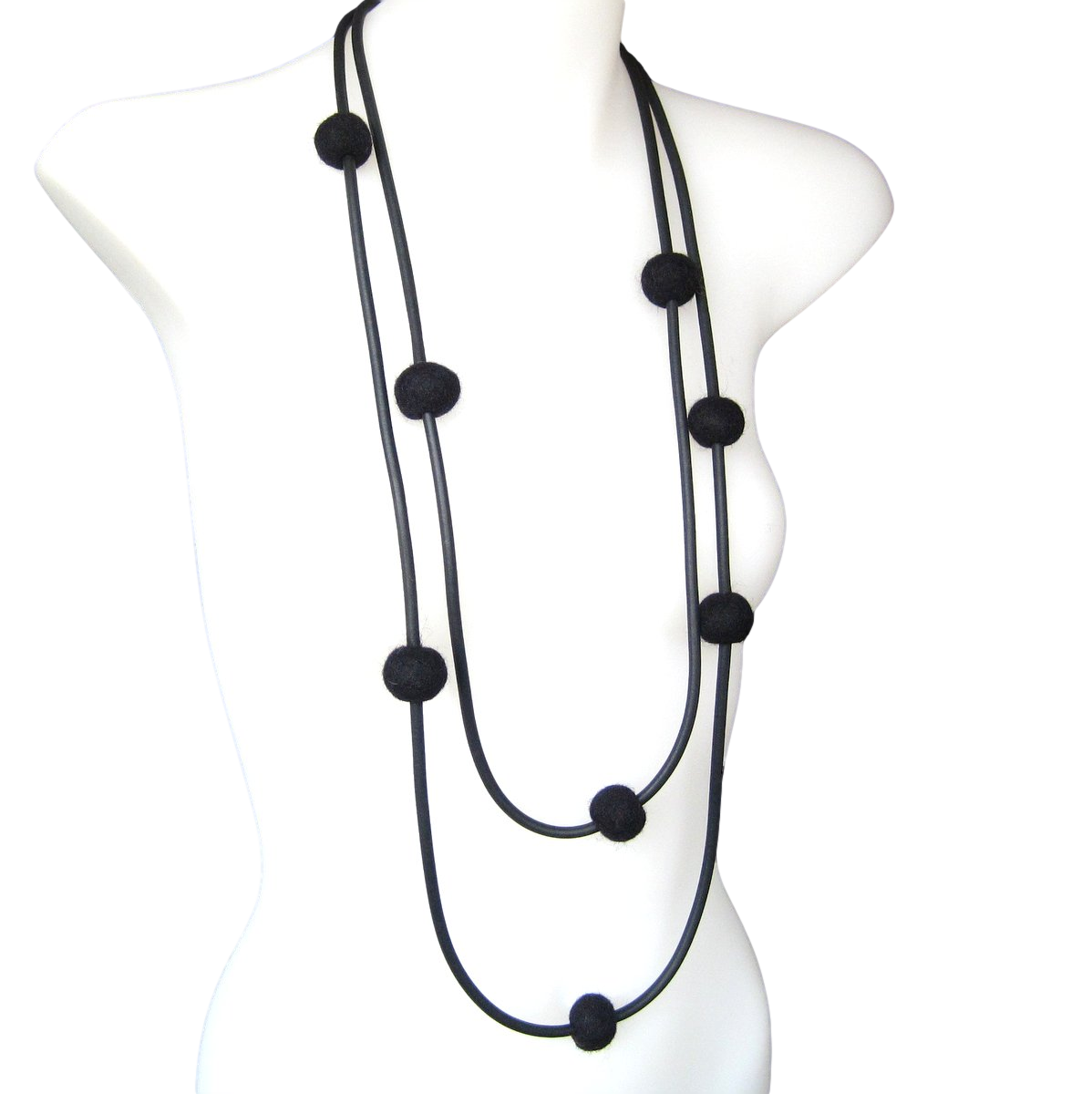 Paparazzi black best sale wood necklace