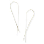 plain sterling silver earrings