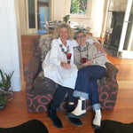 organic felt bead necklace