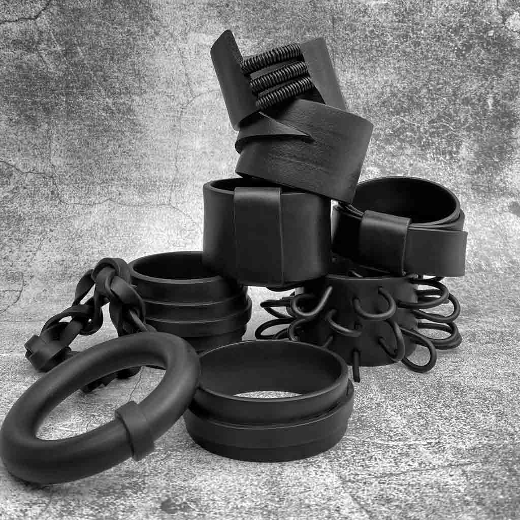 Black Rubber Bangles | Sustainable Bangles – Frank Ideas