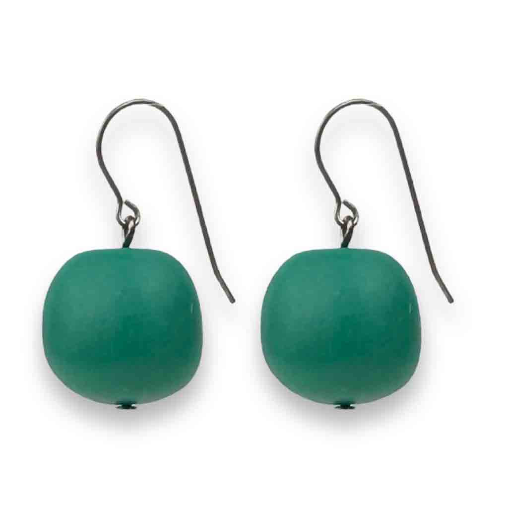 Resin pebble earrings - samples