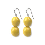 Resin double pebble earrings - samples of
