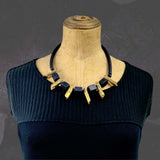 Rebel Rebel quartz and resin necklace
