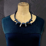 Rebel Rebel quartz and resin necklace