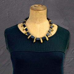 Rebel Rebel-1 quartz and resin necklace