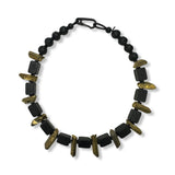 Rebel Rebel-1 quartz and resin necklace