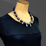 Rebel Rebel-1 quartz and resin necklace