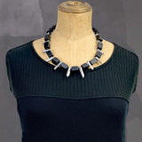 Rebel Rebel-1 quartz and resin necklace