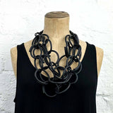 Black rubber necklace