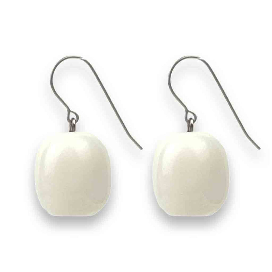 Resin pebble earrings - samples