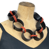 Short Rubber Chain Necklace