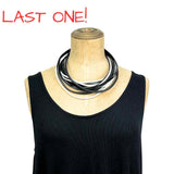 MULTI-STRAND RUBBER NECKLACE