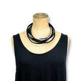 MULTI-STRAND RUBBER NECKLACE-samples
