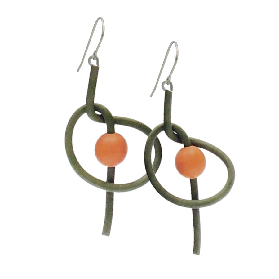 Knot earrings, discontinued colours
