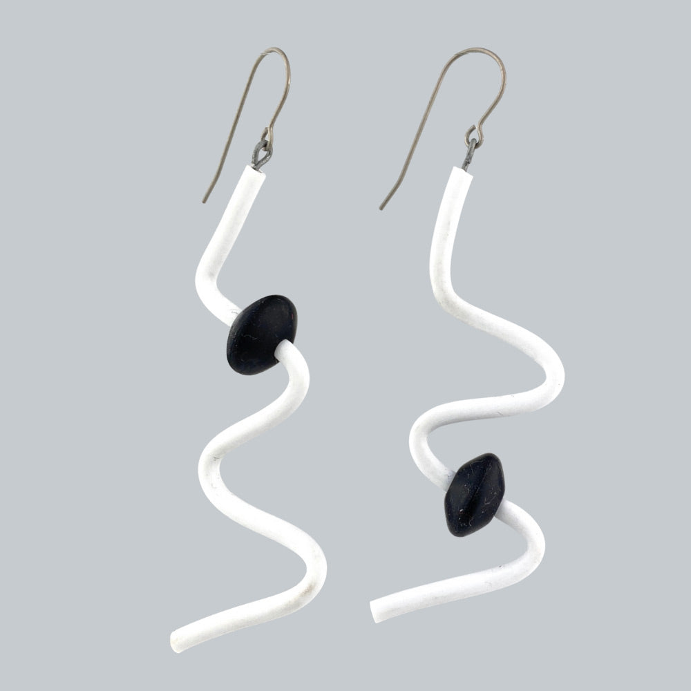 Squiggle earrings