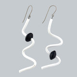 Squiggle earrings