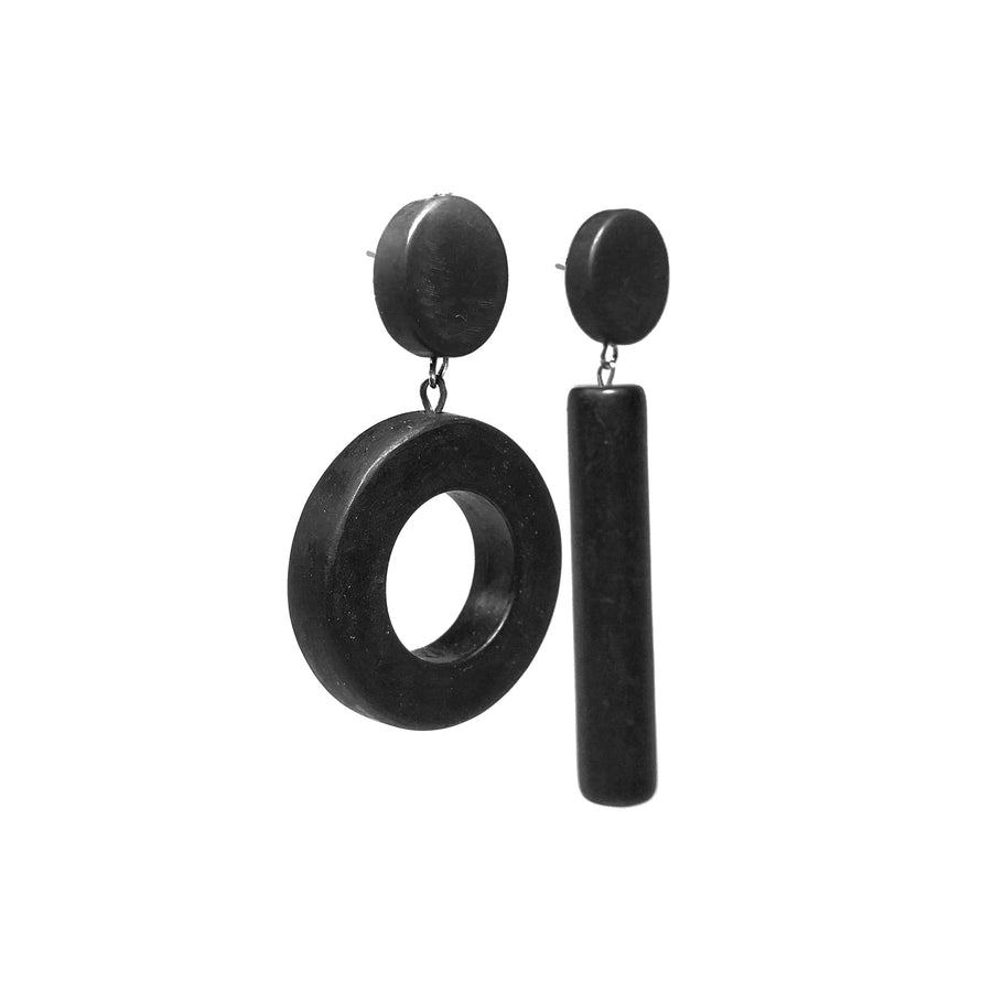binary code earrings