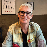 Square Rubber O Earrings