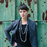 chaotic necklace wide rubber