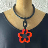 Short Naive Flower Power Necklace
