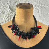 Zero Waste, Recycled Rubber and Perspex Necklace Discontinued Colours