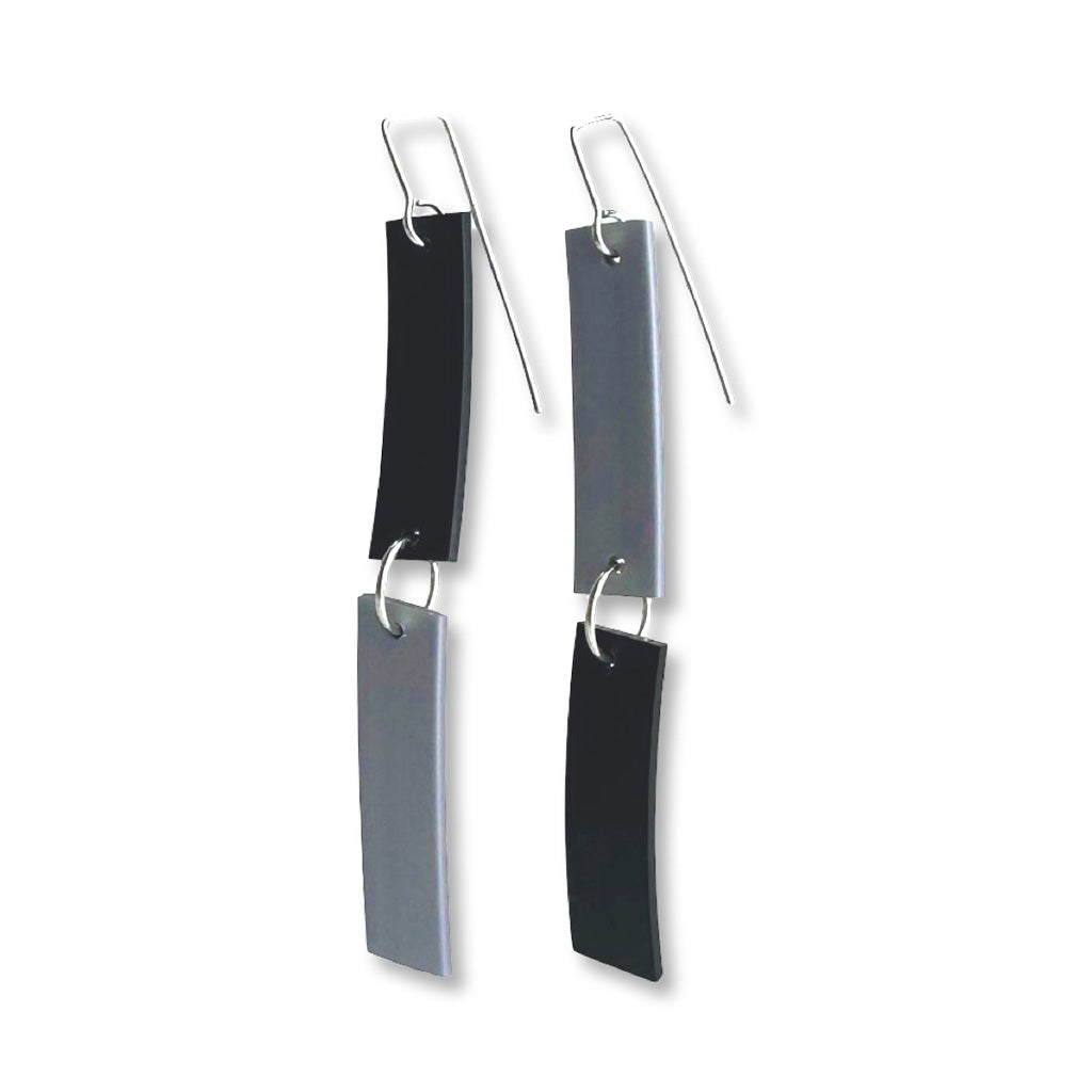 double strip earrings