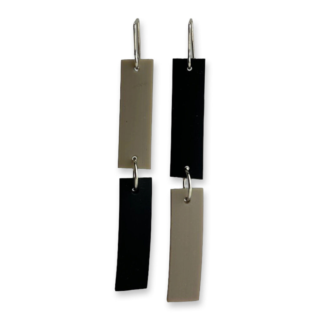 double strip earrings