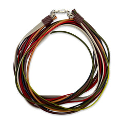 MULTI-STRAND RUBBER NECKLACE